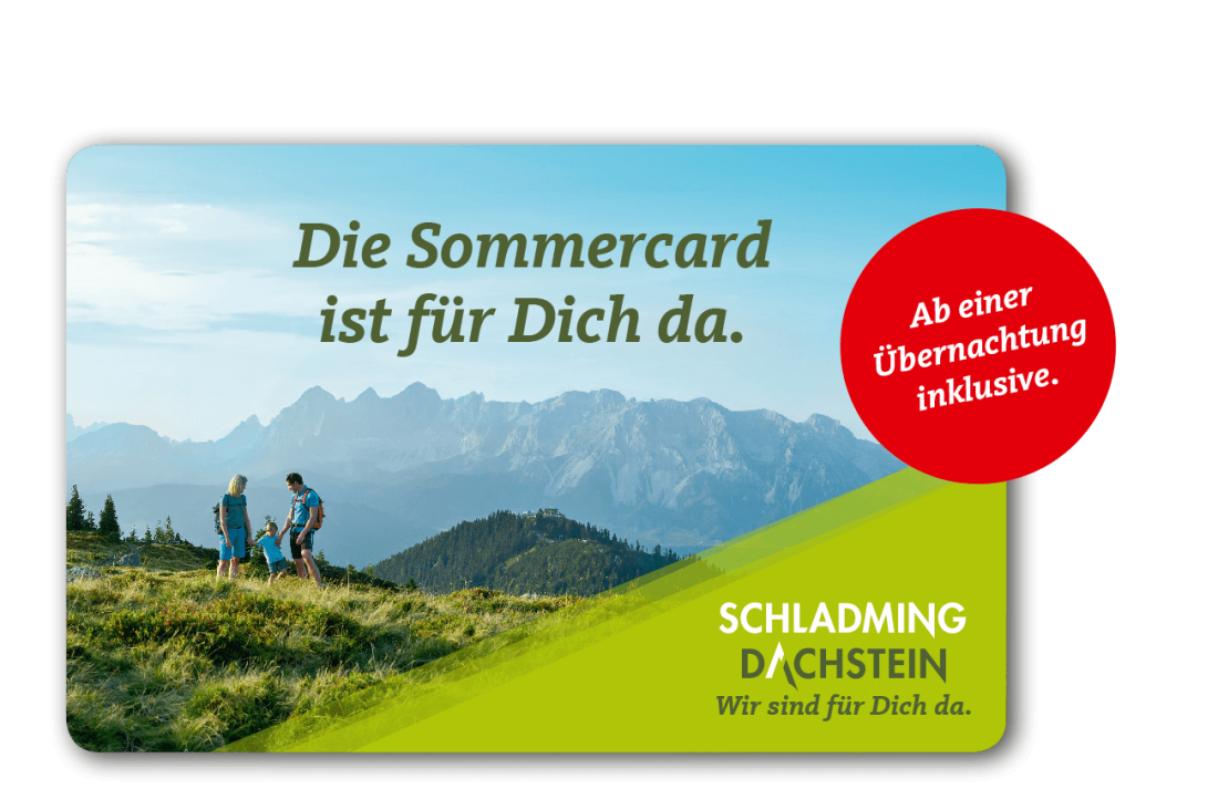 Schladming-Dachstein Sommercard © Schladming-Dachstein